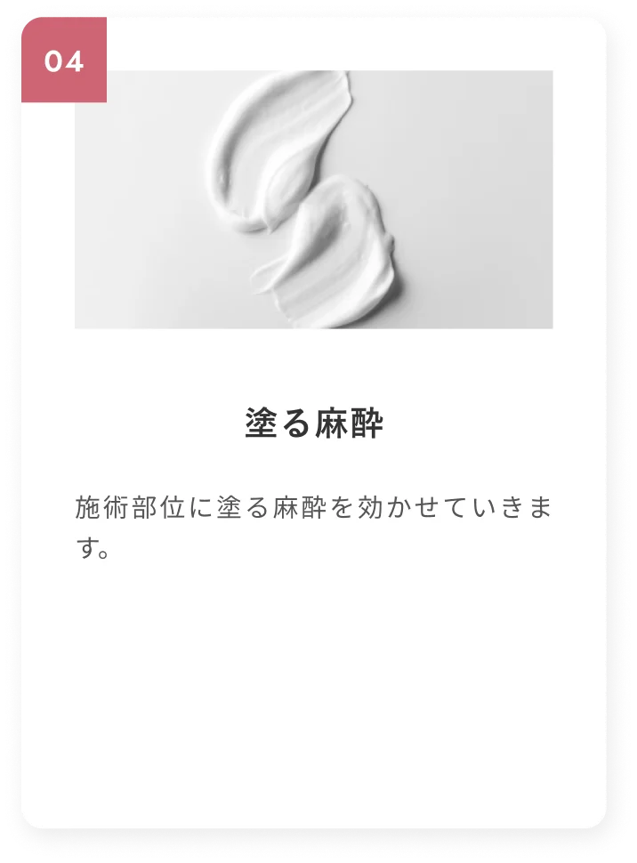塗る麻酔